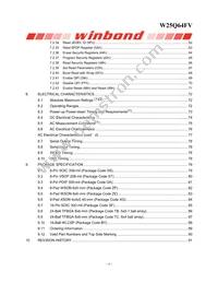 W25Q64FVZPJQ Datasheet Page 4