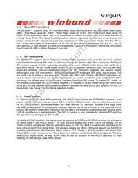 W25Q64FVZPJQ Datasheet Page 14