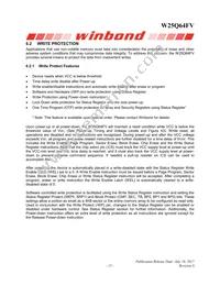 W25Q64FVZPJQ Datasheet Page 15