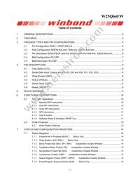W25Q64FWSFIG TR Datasheet Page 2