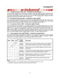 W25Q64FWSFIG TR Datasheet Page 16