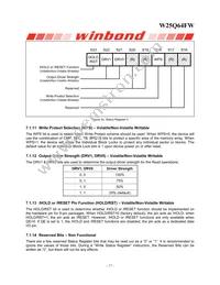 W25Q64FWSFIG TR Datasheet Page 18