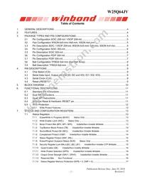 W25Q64JVSTIQ TR Datasheet Page 2