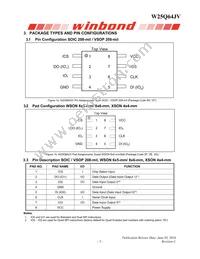 W25Q64JVSTIQ TR Datasheet Page 6