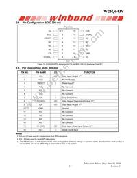 W25Q64JVSTIQ TR Datasheet Page 7