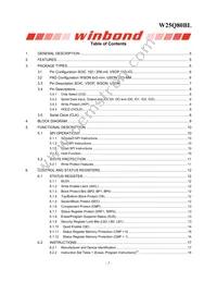 W25Q80BLSVIG Datasheet Page 2
