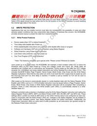 W25Q80BLSVIG Datasheet Page 11