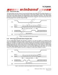 W25Q80BLSVIG Datasheet Page 21