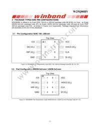 W25Q80BVSSIG TR Datasheet Page 6