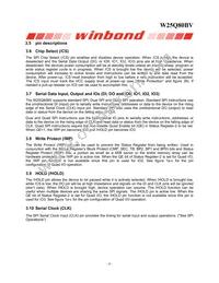 W25Q80BVSSIG TR Datasheet Page 8