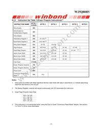 W25Q80BVSSIG TR Datasheet Page 18