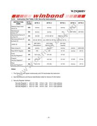 W25Q80BVSSIG TR Datasheet Page 20