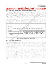 W25Q80BVSSIG TR Datasheet Page 23