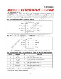 W25Q80BWBYIG TR Datasheet Page 6