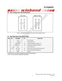 W25Q80BWBYIG TR Datasheet Page 7
