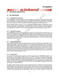 W25Q80BWBYIG TR Datasheet Page 10