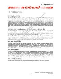 W25Q80DLUXIE Datasheet Page 9