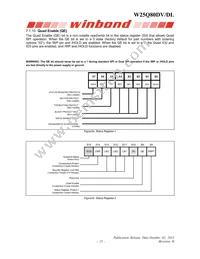 W25Q80DLUXIE Datasheet Page 15