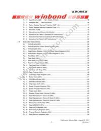 W25Q80EWUXIE TR Datasheet Page 3