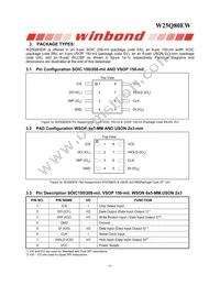 W25Q80EWUXIE TR Datasheet Page 6