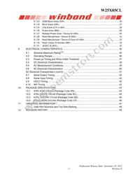 W25X05CLUXIG TR Datasheet Page 3