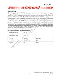 W25X05CLUXIG TR Datasheet Page 13