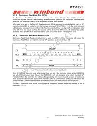 W25X05CLUXIG TR Datasheet Page 23