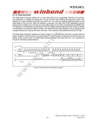 W25X10CLZPIG TR Datasheet Page 18