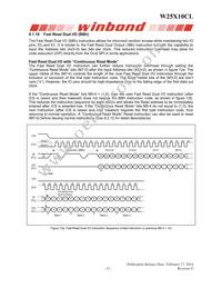 W25X10CLZPIG TR Datasheet Page 21