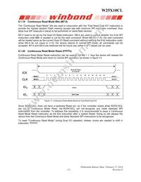 W25X10CLZPIG TR Datasheet Page 23