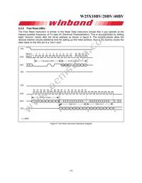 W25X20BVZPIG Datasheet Page 20