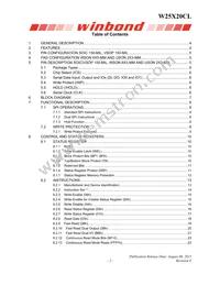 W25X20CLZPIG TR Datasheet Page 2