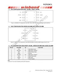 W25X20CLZPIG TR Datasheet Page 5