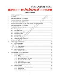 W25X32VZEIG T&R Datasheet Page 2