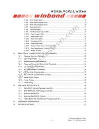 W25X32VZEIG T&R Datasheet Page 3