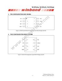 W25X32VZEIG T&R Datasheet Page 5