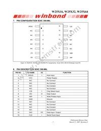 W25X32VZEIG T&R Datasheet Page 7