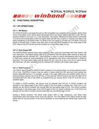 W25X32VZEIG T&R Datasheet Page 10