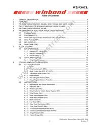 W25X40CLDAIG TR Datasheet Page 2