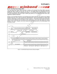 W25X40CLDAIG TR Datasheet Page 21