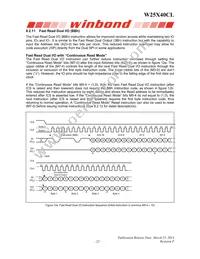 W25X40CLDAIG TR Datasheet Page 22