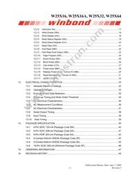 W25X64VZEIG Datasheet Page 3
