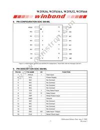 W25X64VZEIG Datasheet Page 7