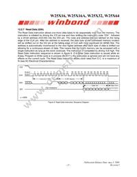 W25X64VZEIG Datasheet Page 21