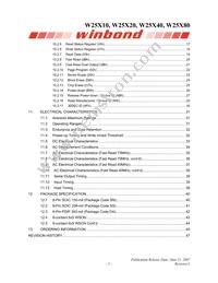 W25X80VZPIG T&R Datasheet Page 3