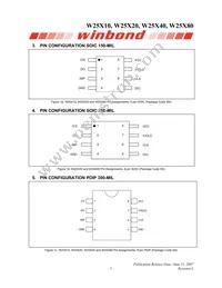 W25X80VZPIG T&R Datasheet Page 5