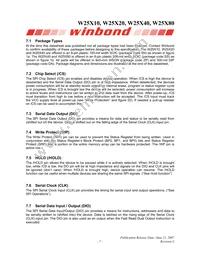 W25X80VZPIG T&R Datasheet Page 7