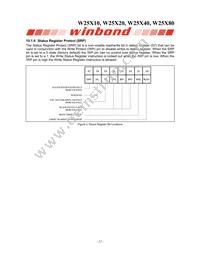 W25X80VZPIG T&R Datasheet Page 12