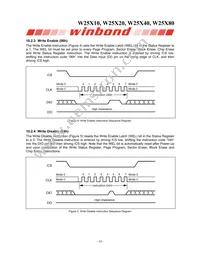 W25X80VZPIG T&R Datasheet Page 16