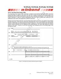 W25X80VZPIG T&R Datasheet Page 21